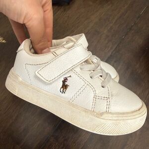Polo by Ralph Lauren Kids Cream Sneakers